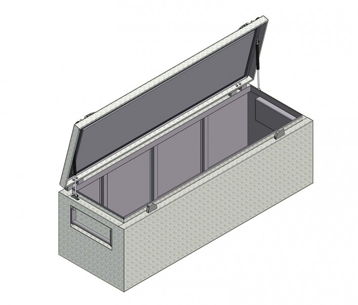 1880er Pritschenbox mit Klappgriffen