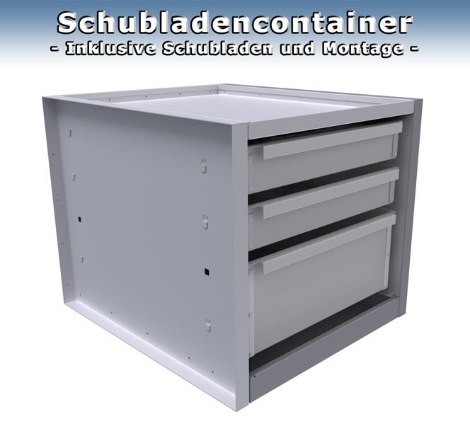 Schubladencontainer mit Ausstattung